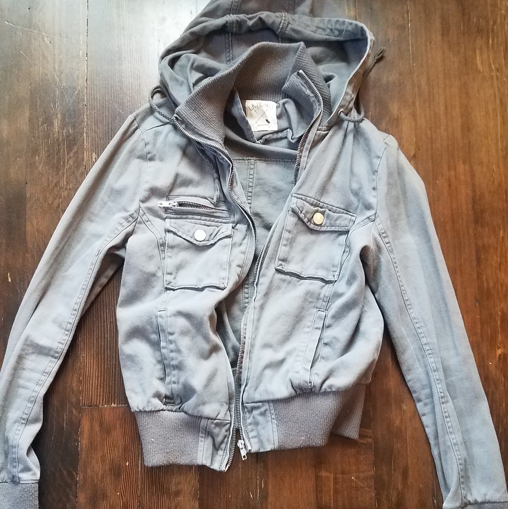 Twill Hooded Jacket